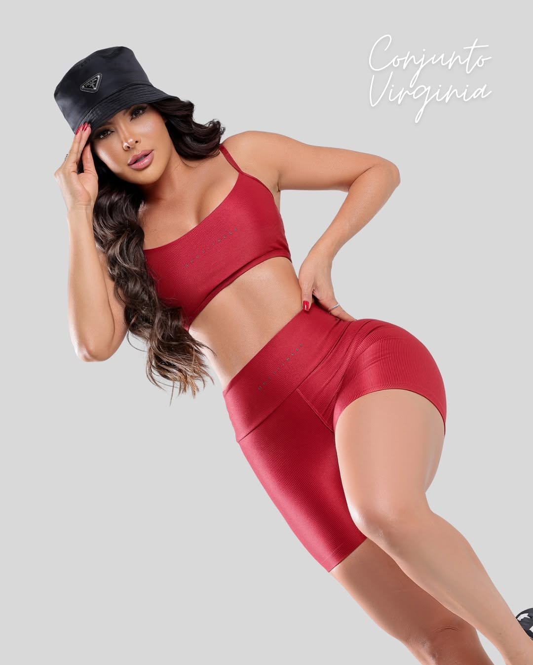 Conjunto vermelho Virginia