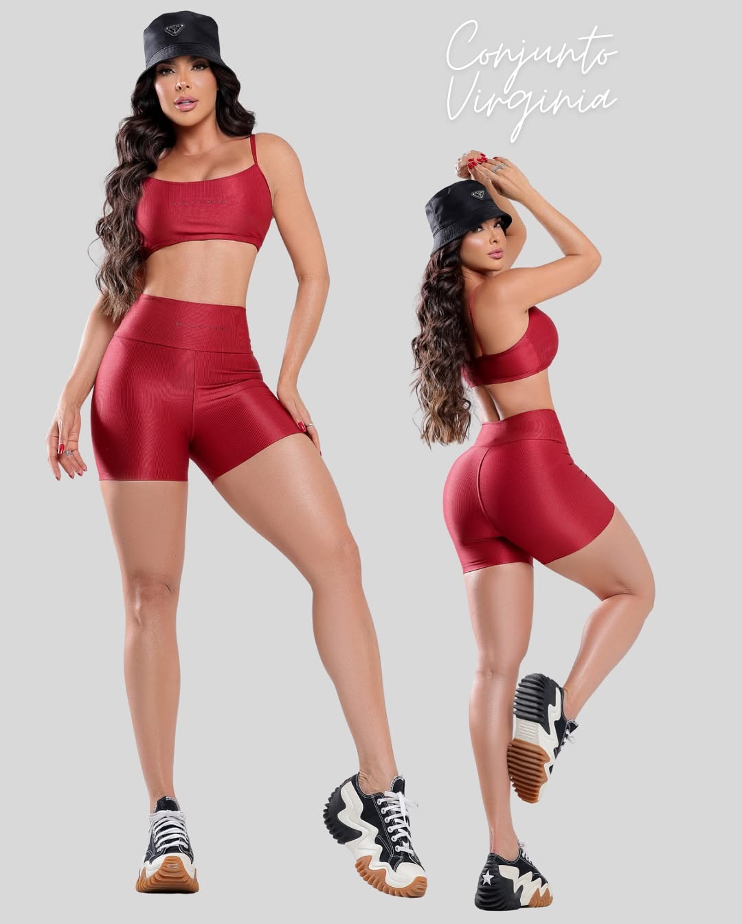 Conjunto vermelho Virginia